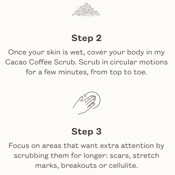 NWT CACAO COFFEE SCRUB BODY SCRUB SMOOTH GLOWING SKIN EXFOLIANT - Picture 11 of 13